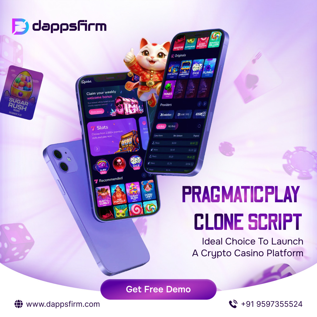 Amplify Crypto Casino Revenue Architecture With Pragmatic Play Clone Script